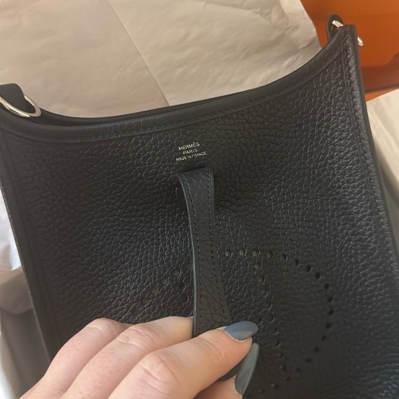 Hermes Evelyn TPM clemence Black - Picture 10 of 11